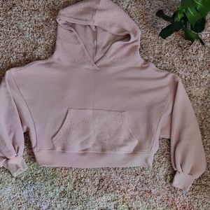 Oversized Cropped Hoodie